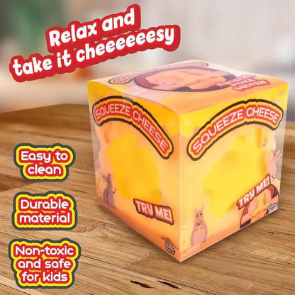 Cheese Block Squishy Toy