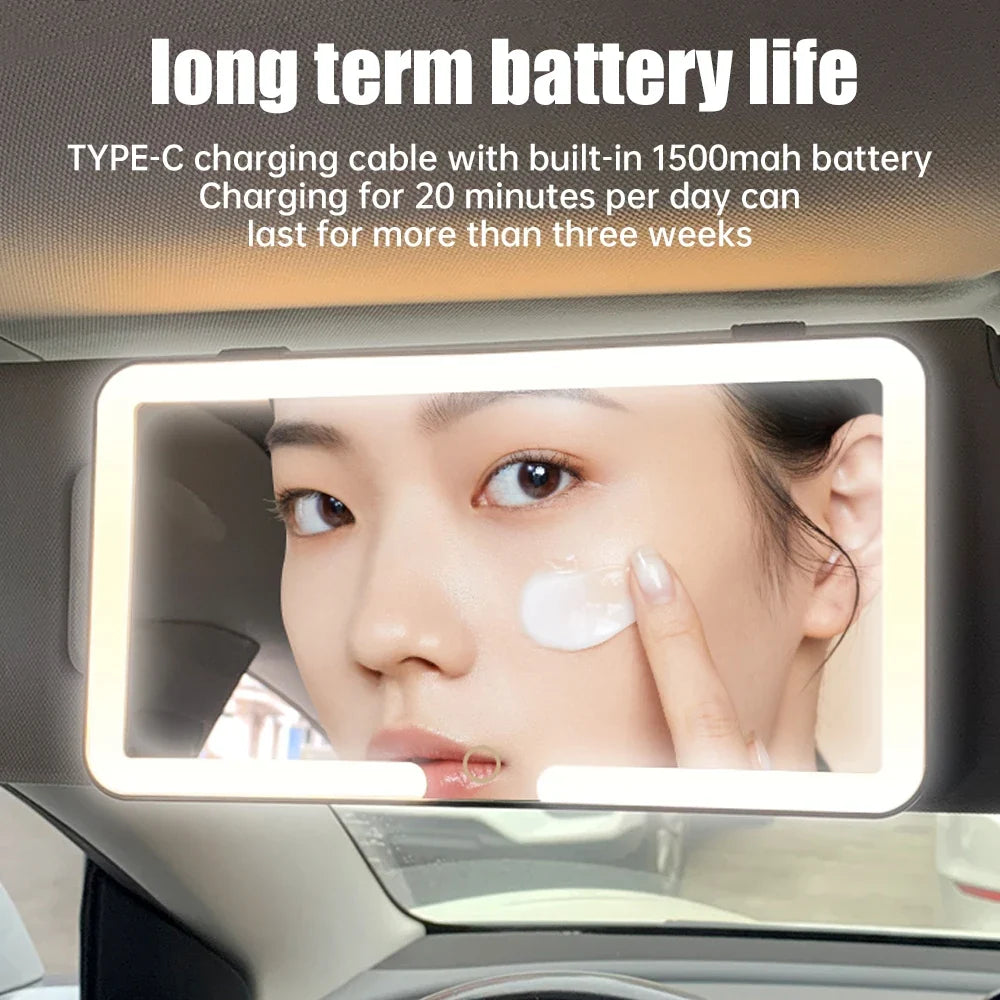LED Car Sun Visor Vanity Mirror
