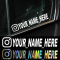 Custom Instagram Username Stickers