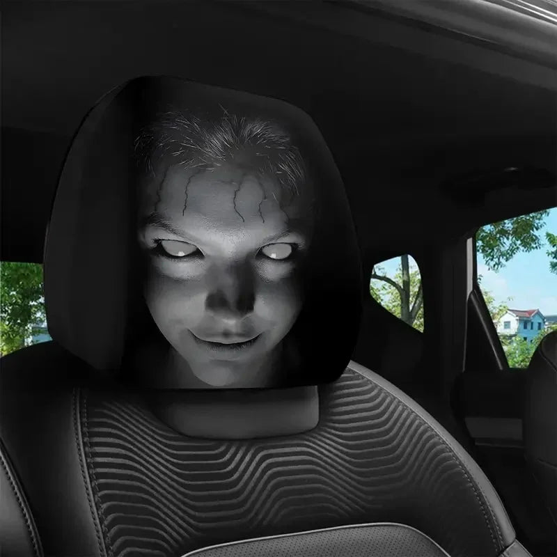 Scary Halloween Car Headrest Covers