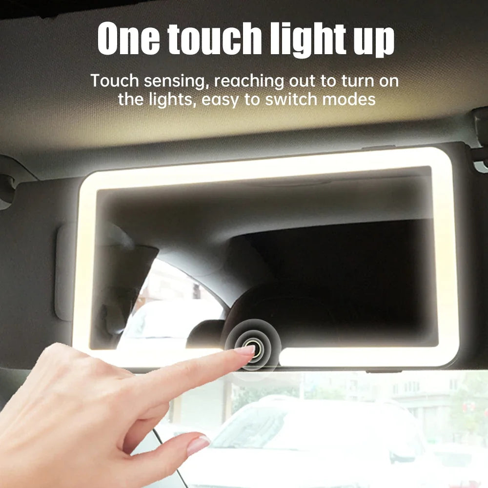 LED Car Sun Visor Vanity Mirror