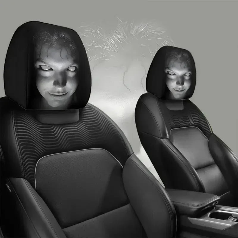 Scary Halloween Car Headrest Covers