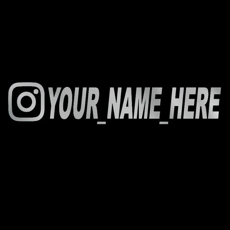 Custom Instagram Username Stickers