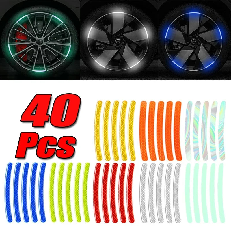 Vibrant Wheel Reflective Strips