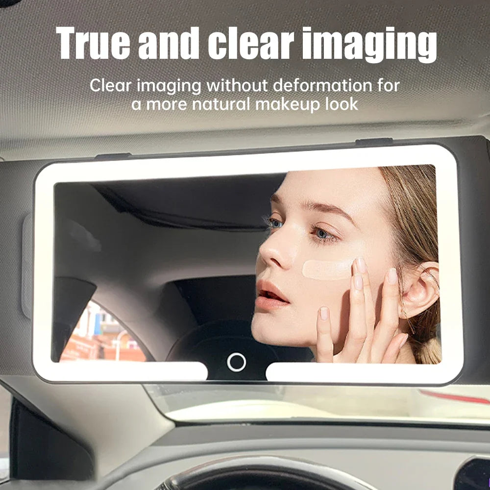 LED Car Sun Visor Vanity Mirror