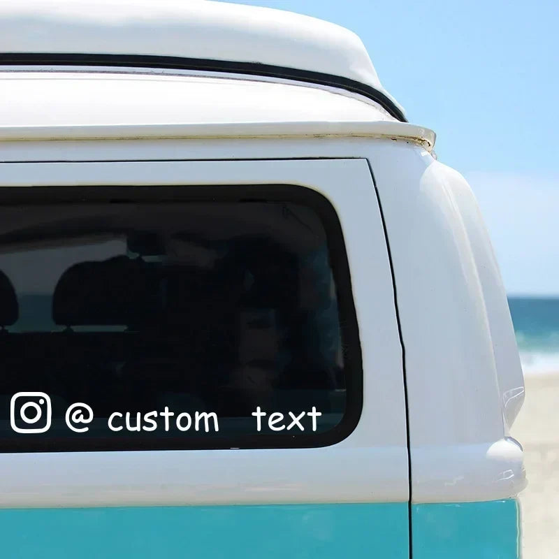 Custom Instagram Username Stickers