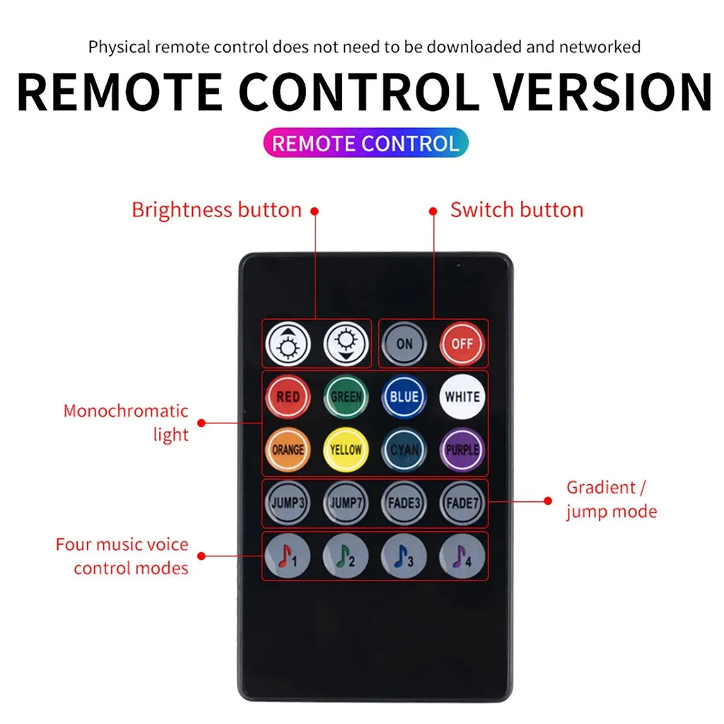 Car LED Strip Lights Kit