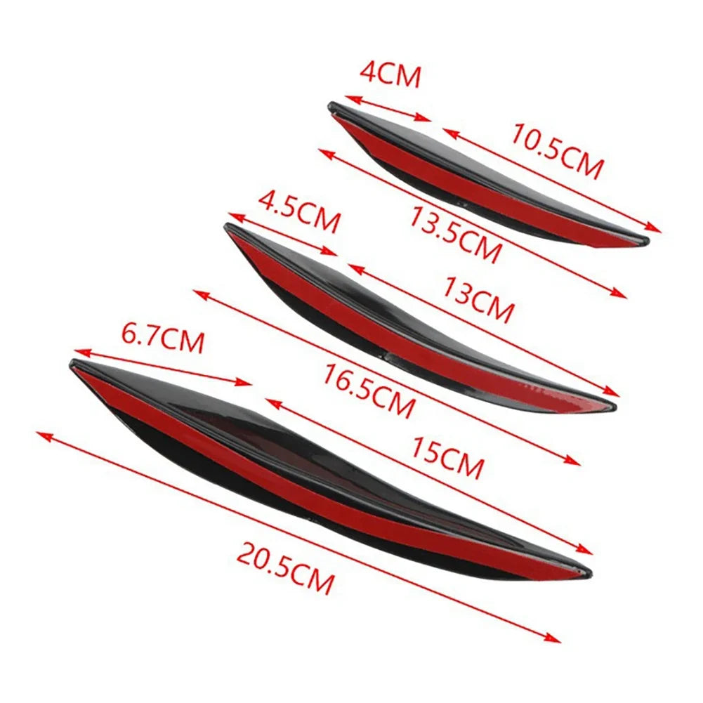 Car Spoiler Canards Kit