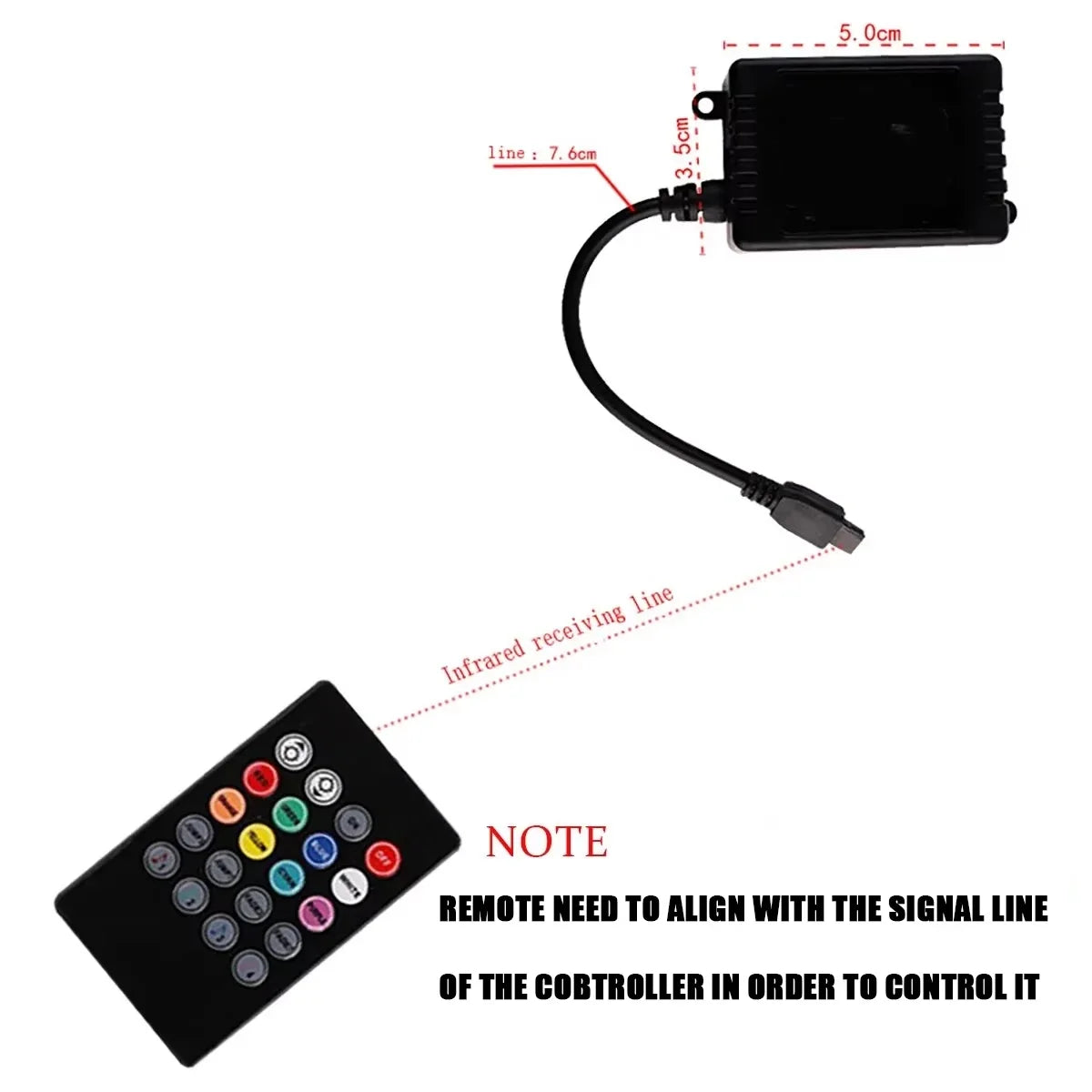 Car LED Strip Lights Kit