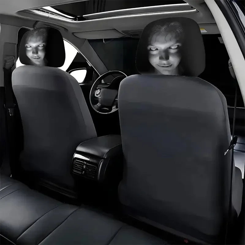 Scary Halloween Car Headrest Covers