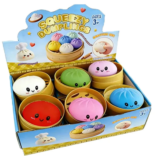 Colorful Bun Stress Squishies